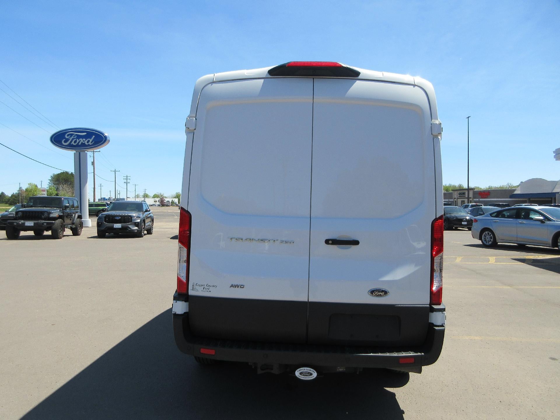 2023 Ford Transit Cargo Van T-250 130" Med Rf 9070 GVWR AWD